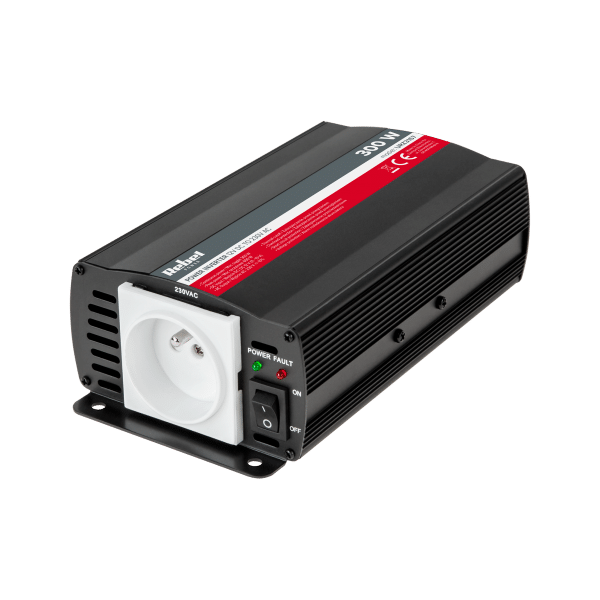 Przetwornica REBEL 12V/230V 300W(gn. typu E:polskie, francuskie)