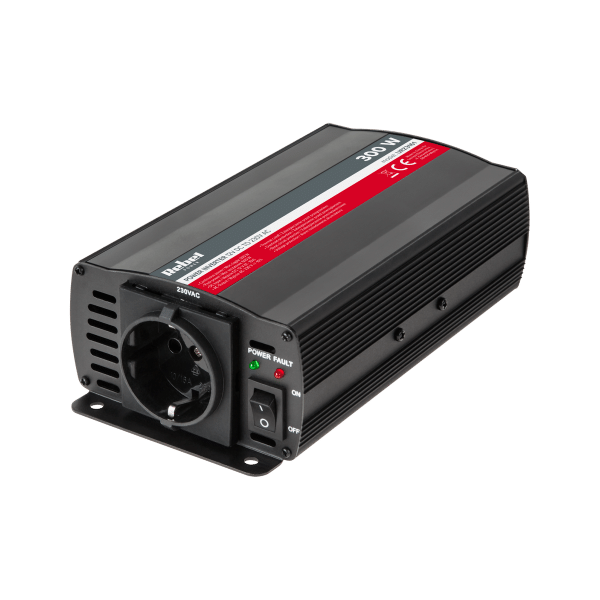 Przetwornica REBEL 12V/230V 300W (gn. typu F :niemieckie)