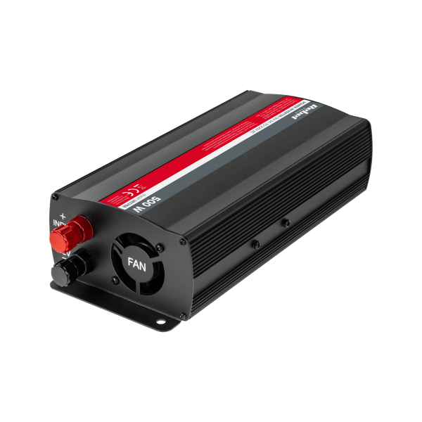 Przetwornica REBEL 12V/230V 500W(gn. typu E:polskie, francuskie)