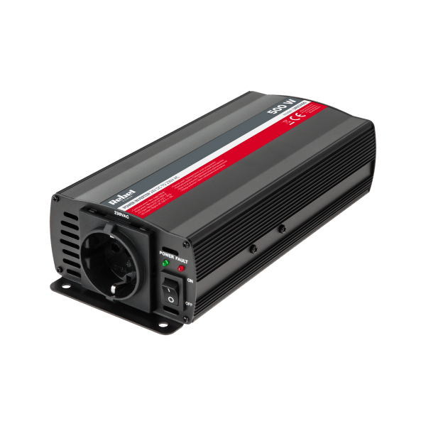 Przetwornica REBEL 24V/230V 500W(gn. typu F:niemieckie)