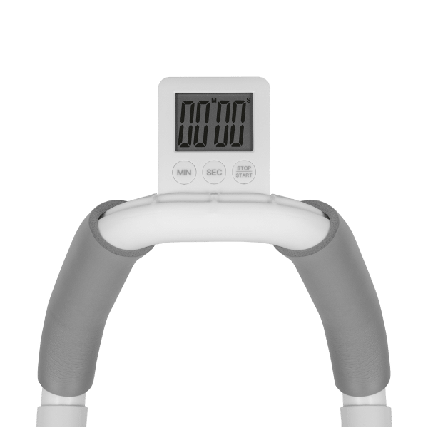 Przyrząd do ćwiczenia mięśni brzucha z timerem, AB roller Wheel AB-3 , kolor czarno-niebieski , REBEL ACTIVE