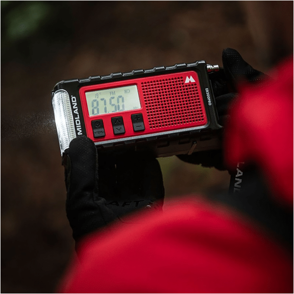 Radio alarmowe Midland ER300 PRO z akumulatorem 10000 mAh