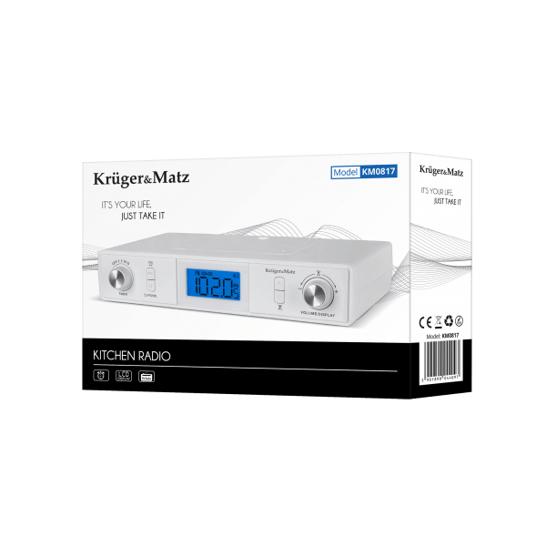 Radio kuchenne z bluetooth Kruger&Matz KM0817