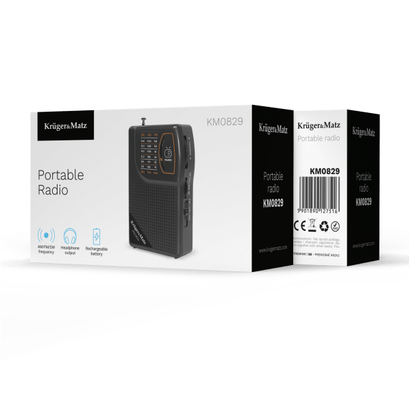 Radio przenośne analogowe Kruger&Matz model KM0829