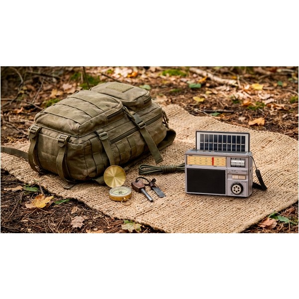 Radio przenośne analogowe solarne Kruger&Matz model KM0831