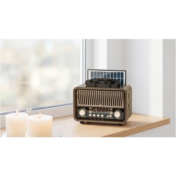 Radio przenośne analogowe solarne Kruger&Matz model KM0832
