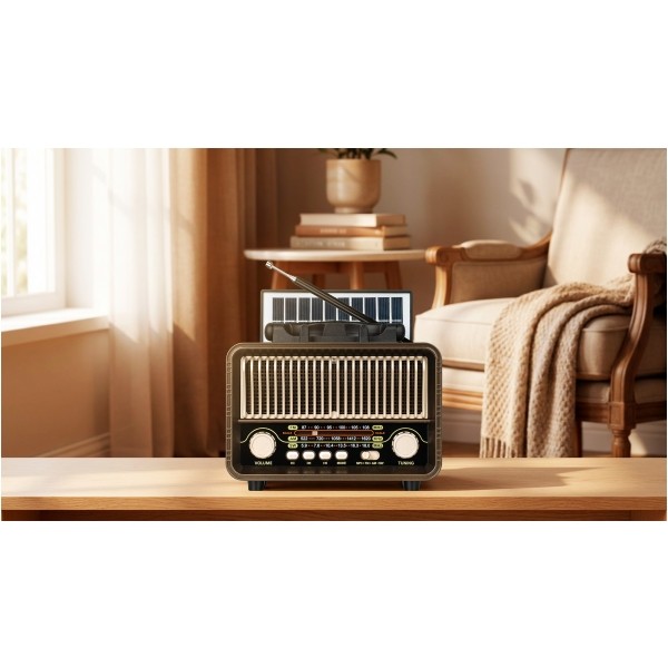 Radio przenośne analogowe solarne Kruger&Matz model KM0832