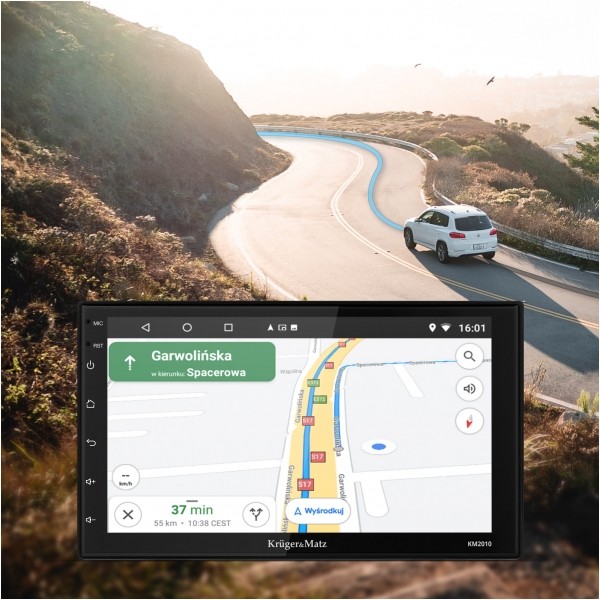 Radio Samochodowe Kruger&Matz KM2010 CarPlay/AndroidAuto