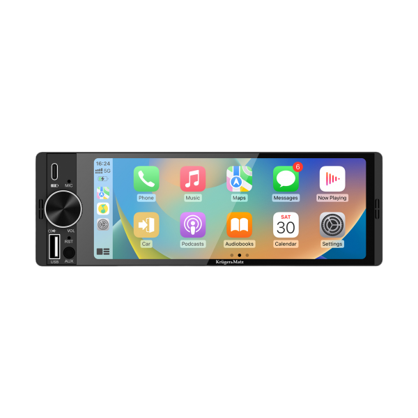 Radio samochodowe Kruger&Matz KM2016 CarPlay/AndroidAuto
