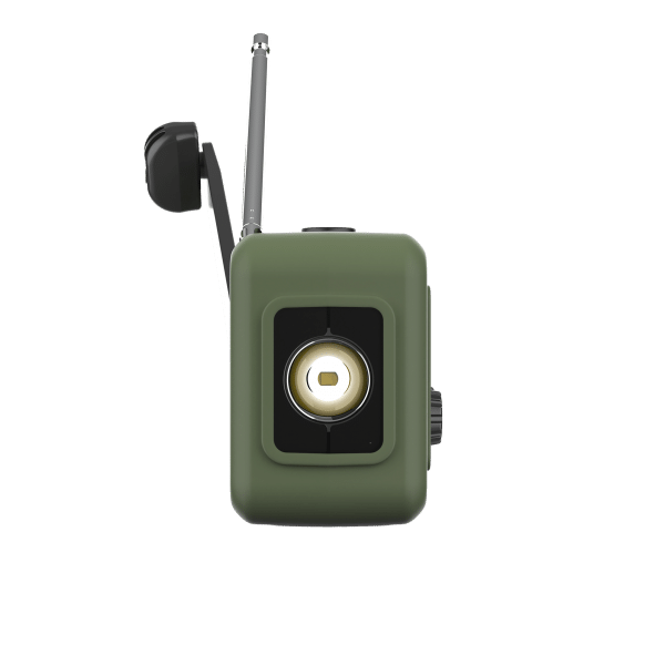 Radio solarne, przenośne radio awaryjne SOS, powerbank 2000mAh, latarka, dynamo, Kruger&Matz