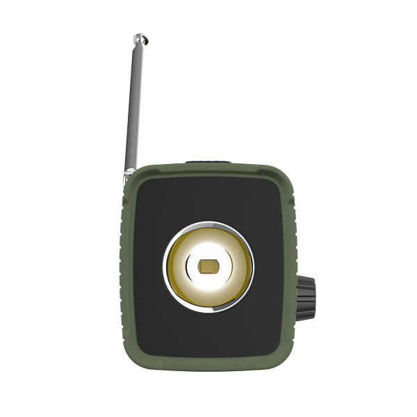 Radio solarne, przenośne radio awaryjne SOS, powerbank 5000mAh, latarka, dynamo, Kruger&Matz