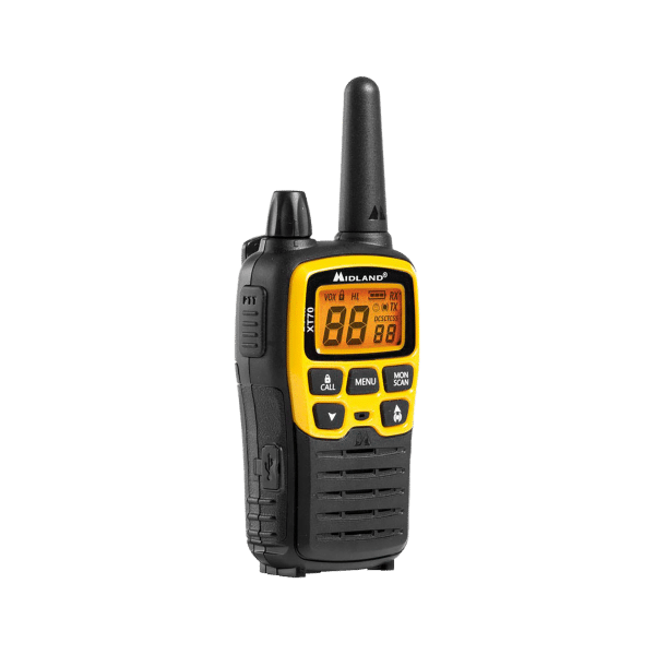 Radiotelefony ręczne PMR MIDLAND XT70 walizka