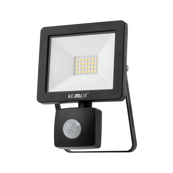 Reflektor LED 20W z sensorem zmierzchu 4000K