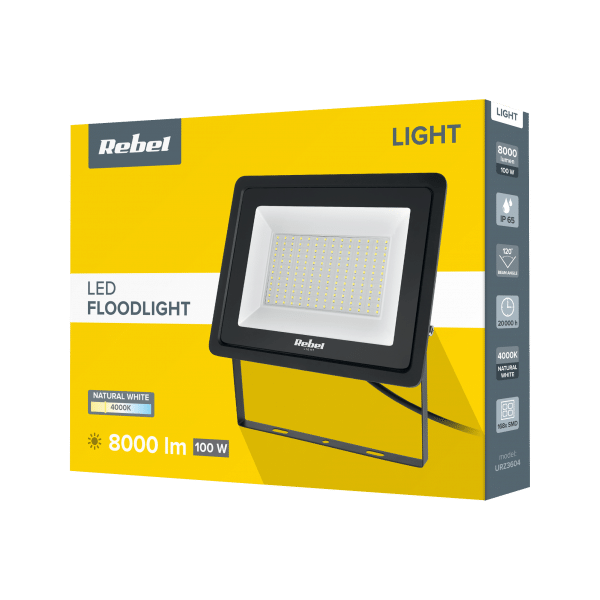 Reflektor LED Rebel 100W 4000K (168x 2835 SMD) 230V