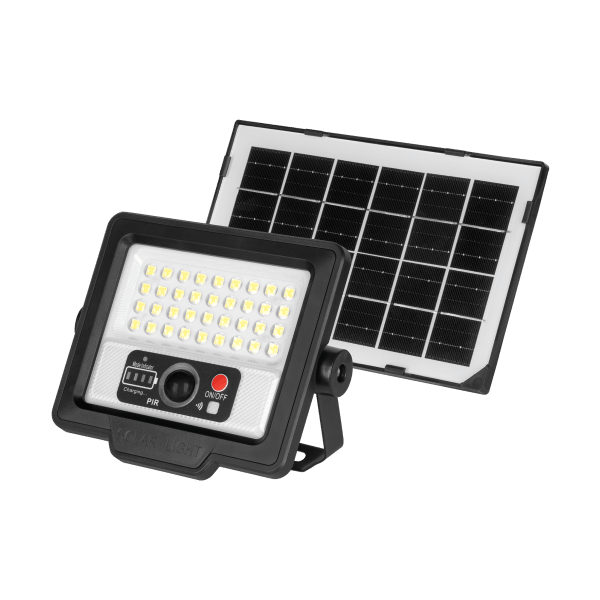 Reflektor solarny Rebel z sensorem ruchu , sterowany pilotem