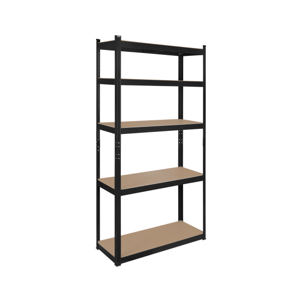 Regał metalowy magazynowy 180x90x40 czarny Rebel