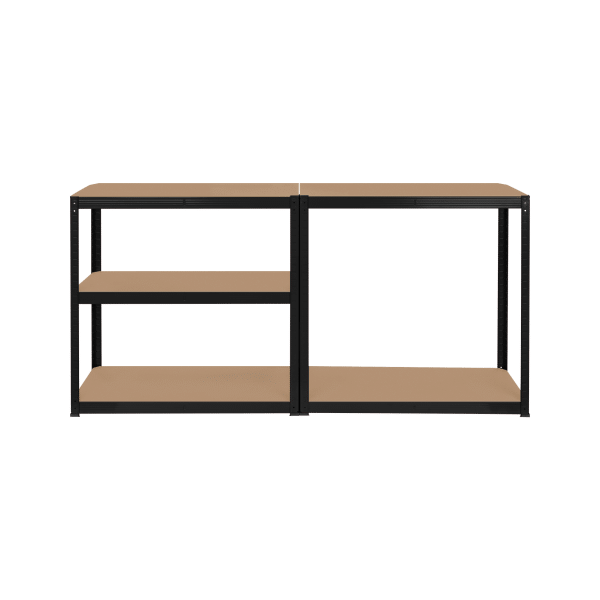 Regał metalowy magazynowy 180x90x40 czarny Rebel