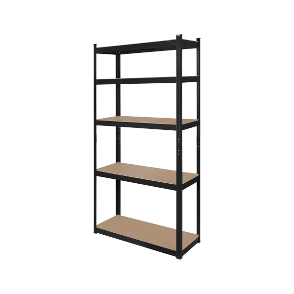 Regał metalowy magazynowy 180x90x40 czarny Rebel