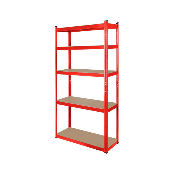 Regał metalowy magazynowy 180x90x40 czerwony Rebel