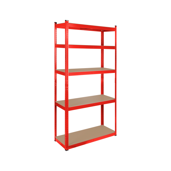 Regał metalowy magazynowy 180x90x40 czerwony Rebel