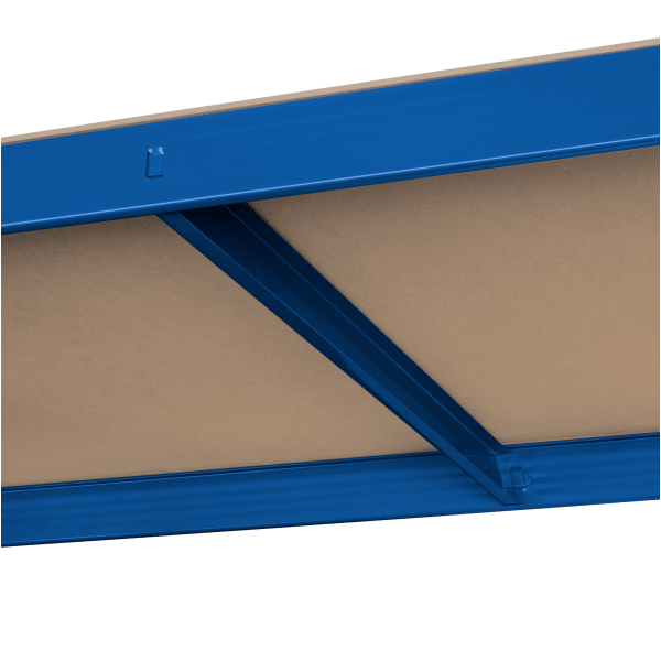 Regał metalowy magazynowy 180x90x40 niebieski Rebel