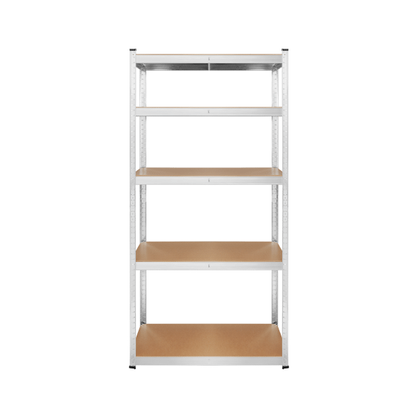 Regał metalowy magazynowy 180x90x40 srebrny Rebel