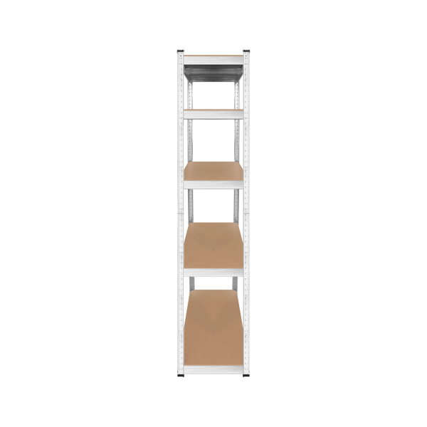 Regał metalowy magazynowy 180x90x40 srebrny Rebel