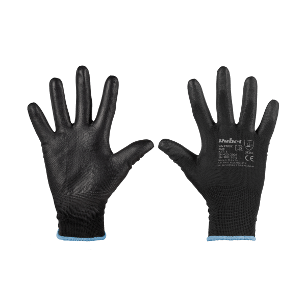 Rękawice robocze poliuretanowe CS-P002 r.9 L (2kpl.)