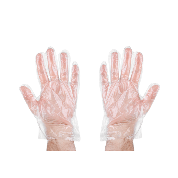 Rękawiczki foliowe jednorazowe (zrywki) 1kpl.=100szt.