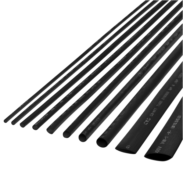 Rurka termokurczliwa 6,5 mm-1 m czarna Rebel