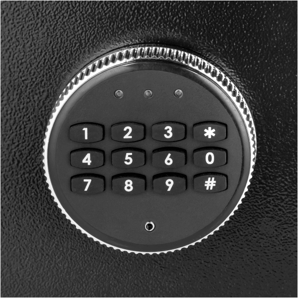 Sejf domowy elektroniczny na kod PIN i klucz – sejf na pieniądze i dokumenty Rebel RB-7002
