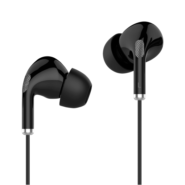 Słuchawki dokanałowe z mikrofonem na USB-C Kruger&Matz C1 czarne
