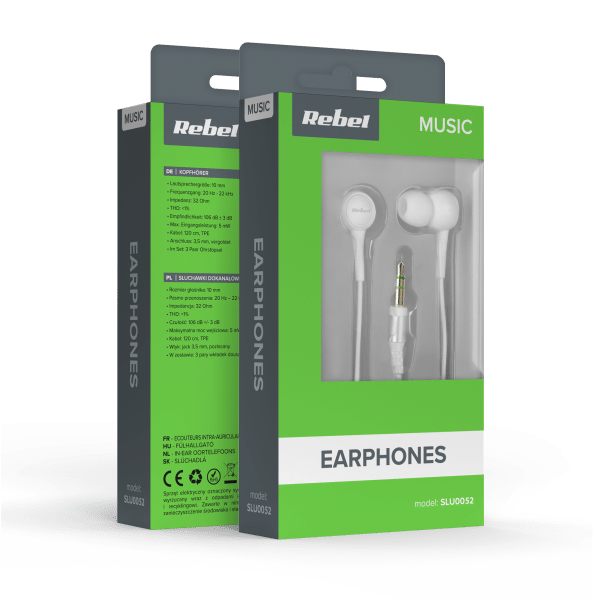 Słuchawki douszne Rebel SN-613 Jack 3,5