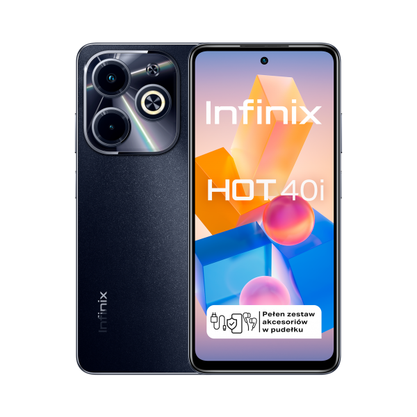 Smartfon INFINIX Hot 40i Black 8/256GB