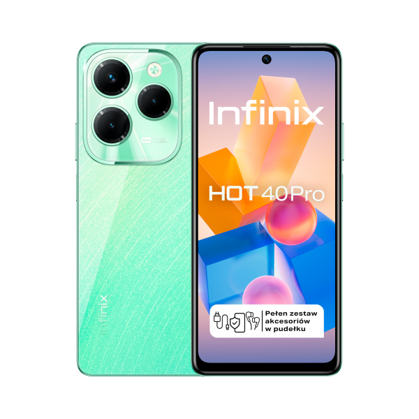 Smartfon INFINIX Hot 40PRO Green 8/256GB