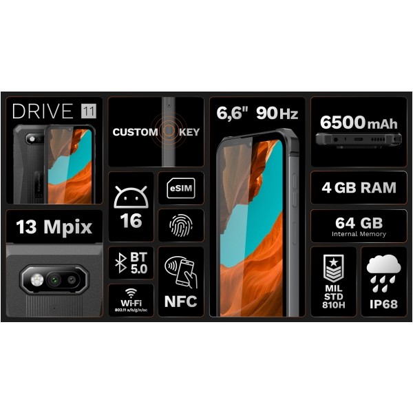 Smartfon Kruger&Matz DRIVE 11