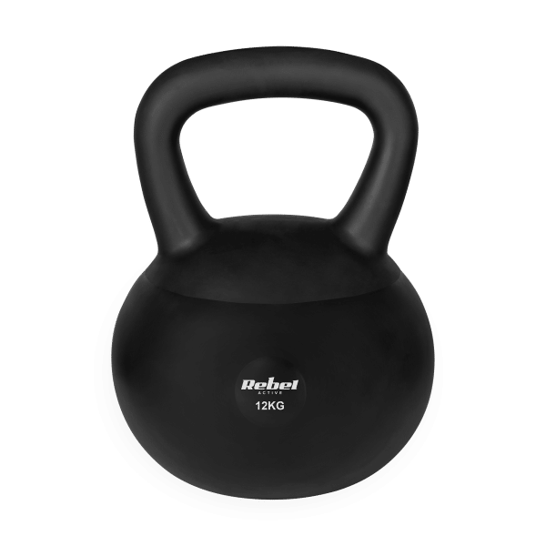 Soft Kettlebell miękki winylowy 12kg REBEL ACTIVE