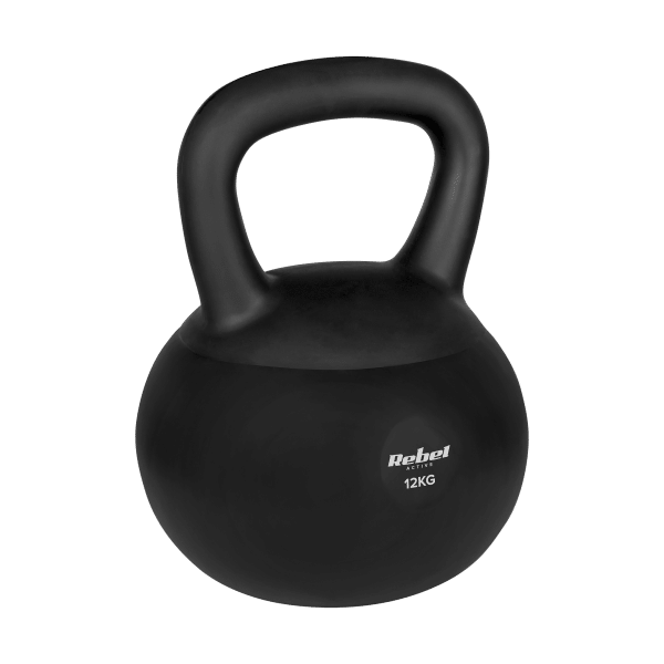 Soft Kettlebell miękki winylowy 12kg REBEL ACTIVE