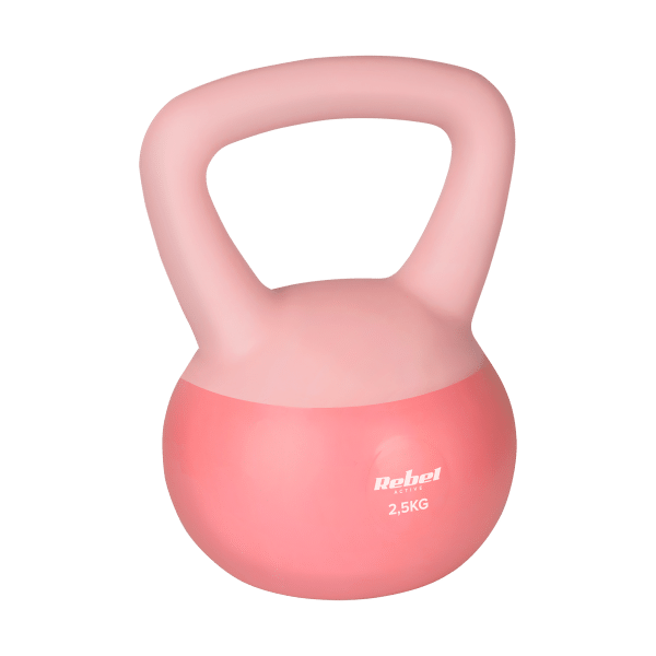 Soft Kettlebell miękki winylowy 2.5kg REBEL ACTIVE