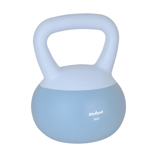 Soft Kettlebell miękki winylowy 5kg REBEL ACTIVE