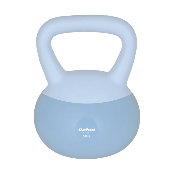Soft Kettlebell miękki winylowy 5kg REBEL ACTIVE