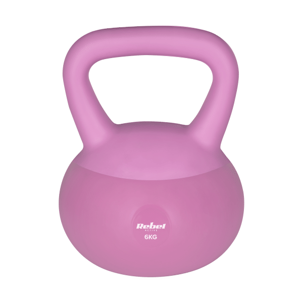 Soft Kettlebell miękki winylowy 6kg REBEL ACTIVE