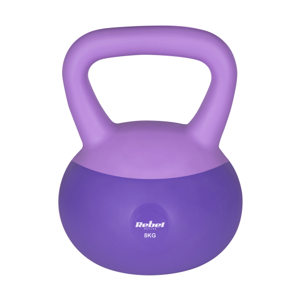 Soft Kettlebell miękki winylowy 8kg REBEL ACTIVE