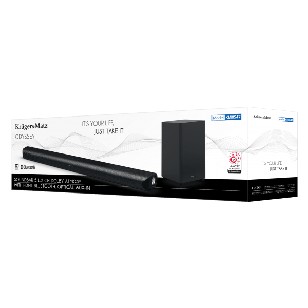 Soundbar Kruger&Matz Odyssey 5.1.2 CH Dolby Atmos