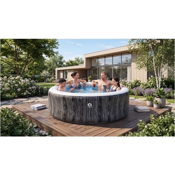 Spa ogrodowe, basen pompowany, hydromasaż AVENLI NICE 6 osobowe 204x70