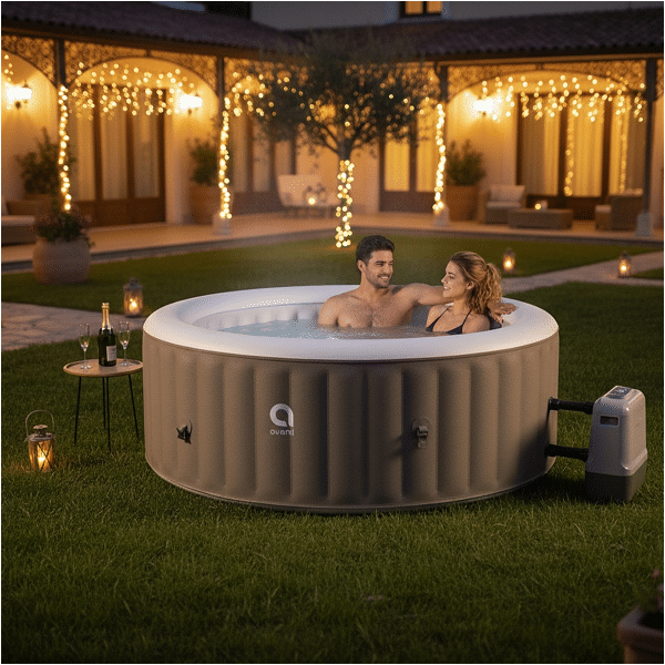 Spa ogrodowe, jacuzzi pompowane AVENLI NUREMBERG 166x70