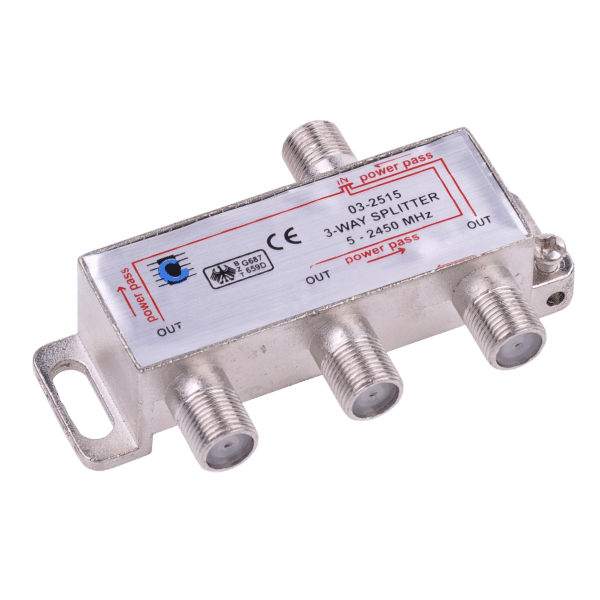 Splitter 3way 5-2450MHz