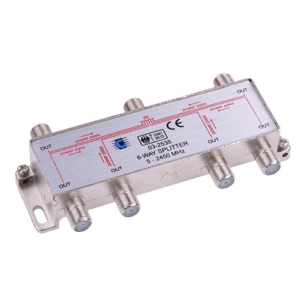 Splitter 6way 5-2450MHz