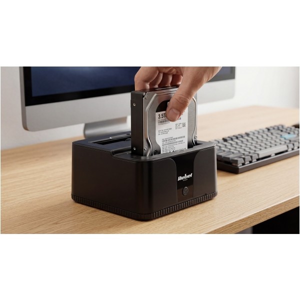 Stacja dokująca dysków HDD/ SSD USB 3.0 Rebel