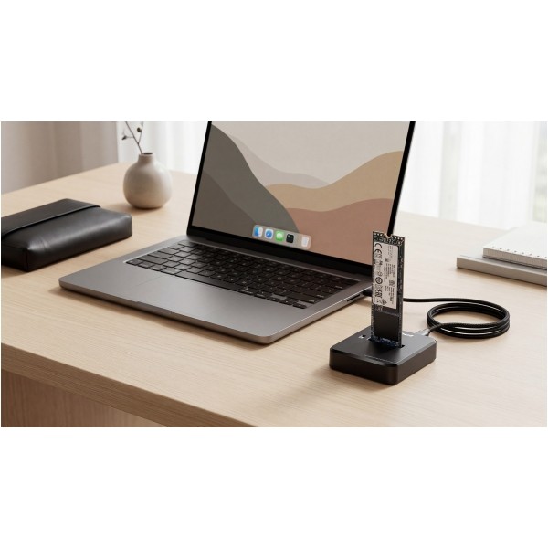 Stacja dokująca dysków NVME M2 (Mkey+ B+Mkey) USB typu C aluminiowa Rebel
